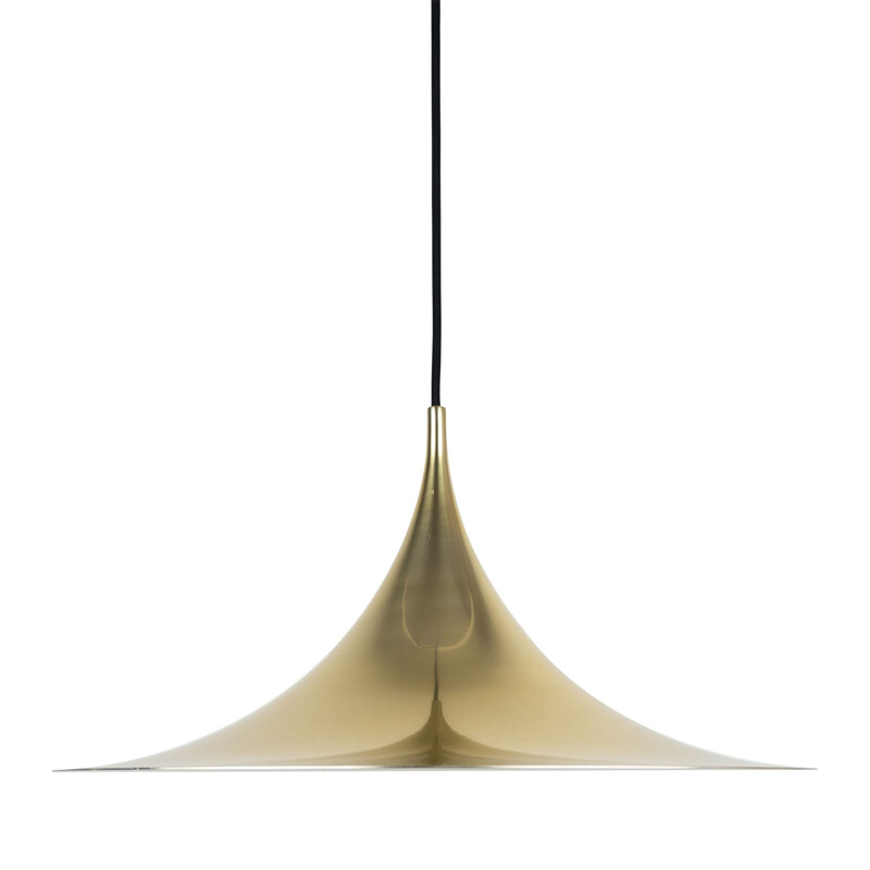 Danish vintage pendant lamp Semi by Bonderup&Thorup for Fog og Morup, 1968