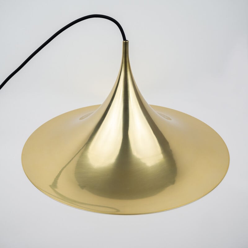 Danish vintage pendant lamp Semi by Bonderup&Thorup for Fog og Morup, 1968