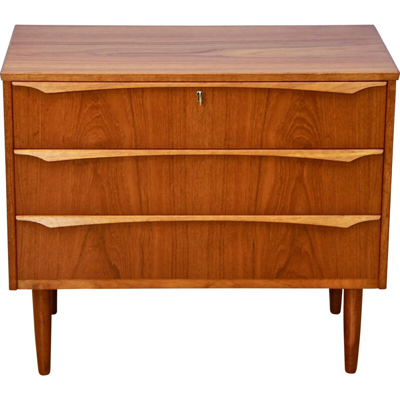 Danish vintage chest of drawers in teak, 1960s