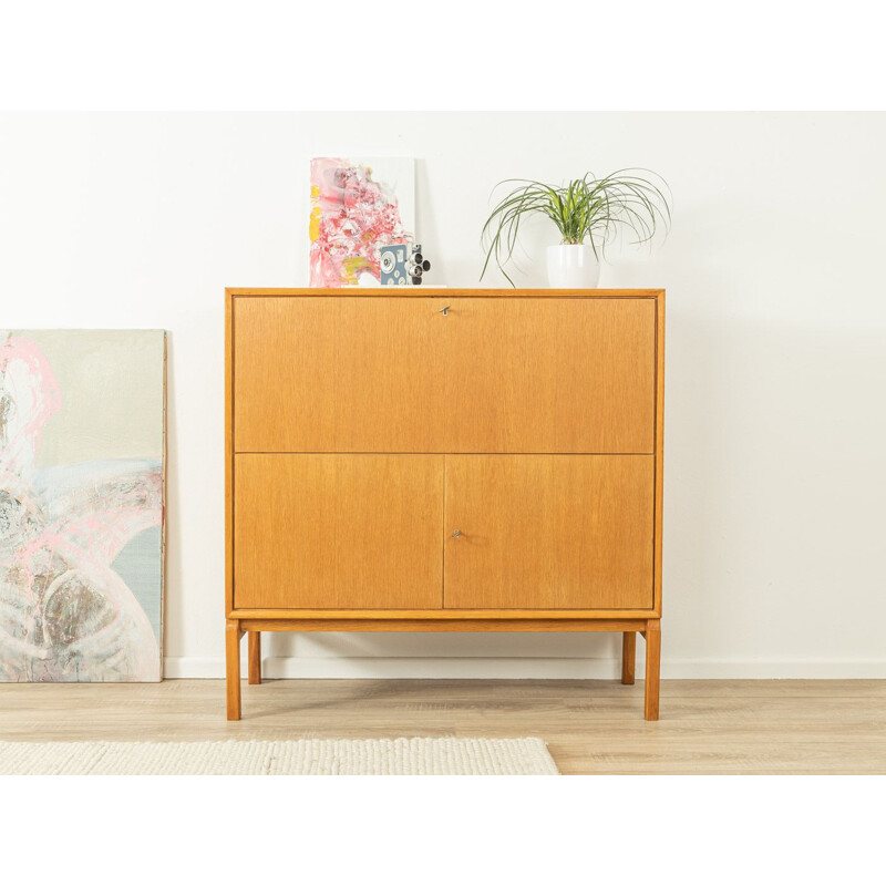 Vintage oakwood secretary by Erik Wørts for Ikea, Sweden 1960s