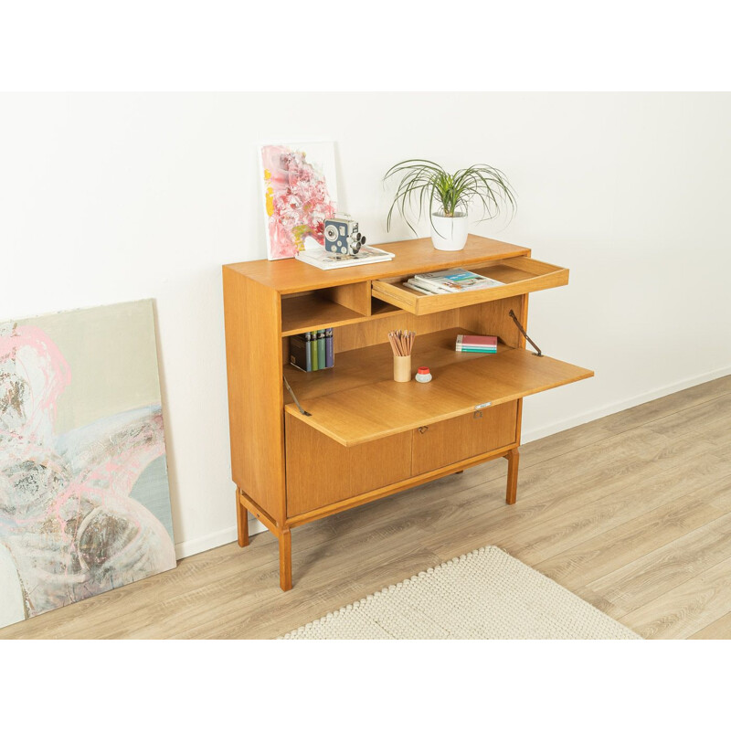 Vintage oakwood secretary by Erik Wørts for Ikea, Sweden 1960s