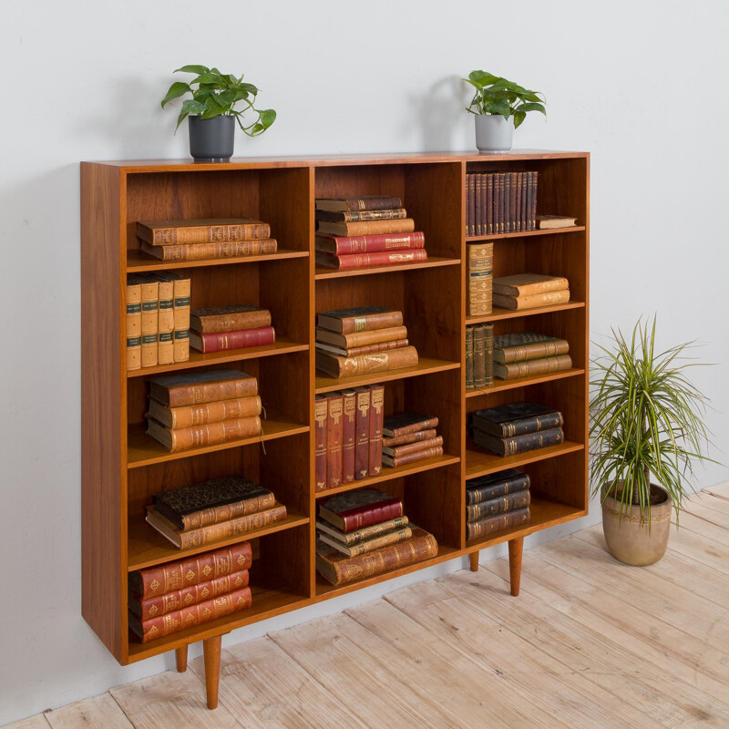 Vintage bookcase in teak by Borge Mogensen, Denmark 1960s