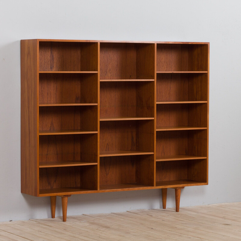 Vintage bookcase in teak by Borge Mogensen, Denmark 1960s