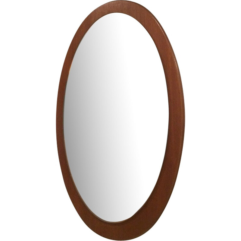 Wall Mirror Oval - 1960s