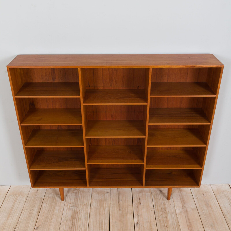 Vintage bookcase in teak by Borge Mogensen, Denmark 1960s