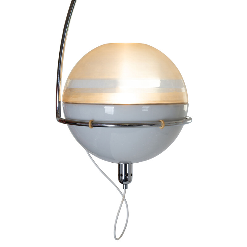 Vintage Focus Arc vloerlamp van Fabio Lenci voor Guzzini, 1970