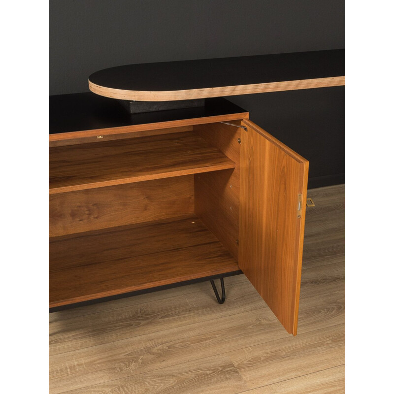 Vintage walnut desk, Germany 1960s