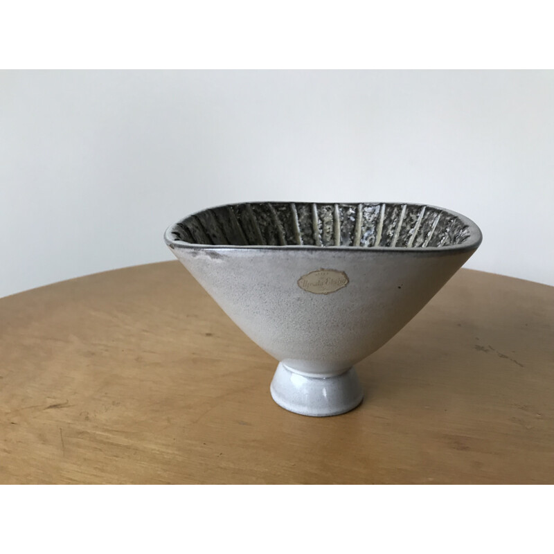 Coupe vintage en céramique pour Upsala Ekeby, Suède 1960