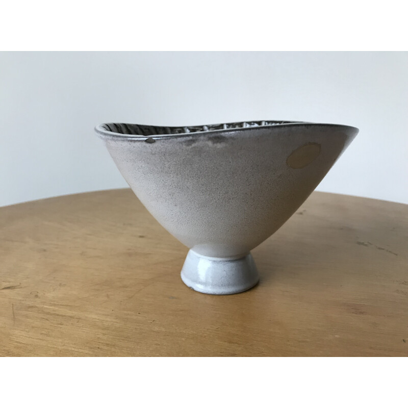 Coupe vintage en céramique pour Upsala Ekeby, Suède 1960