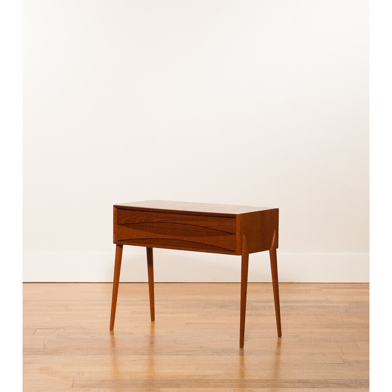 Swedish side table in teak, Arne VODDER - 1950s