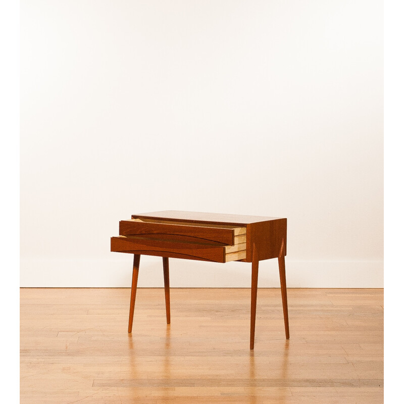 Swedish side table in teak, Arne VODDER - 1950s