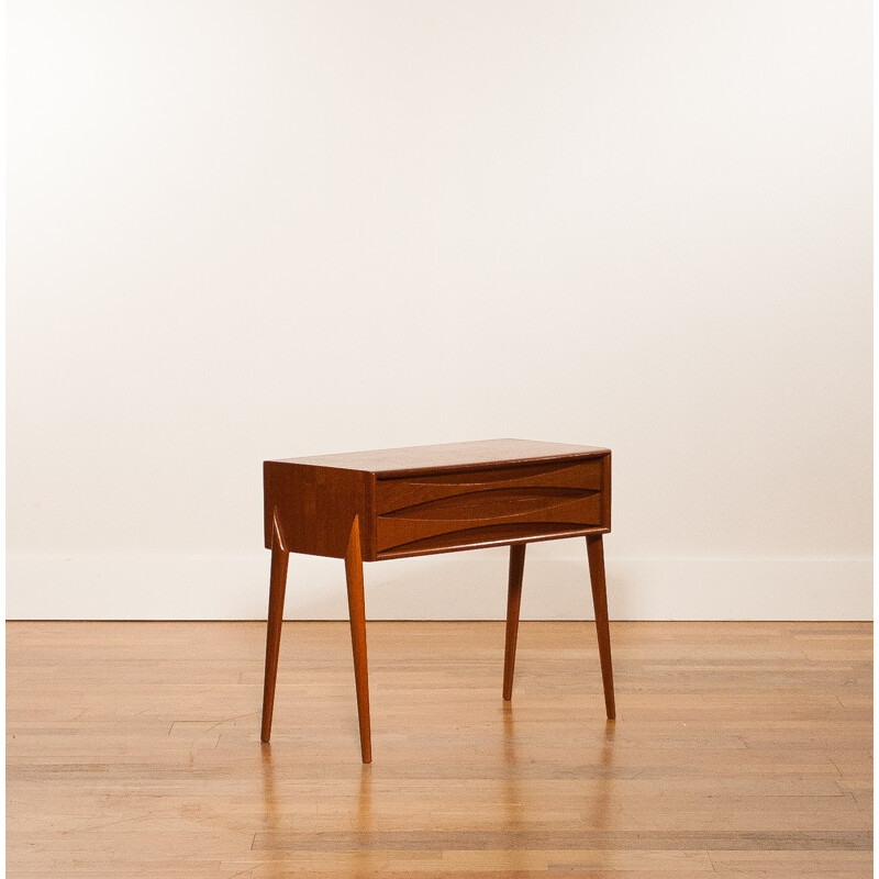 Swedish side table in teak, Arne VODDER - 1950s