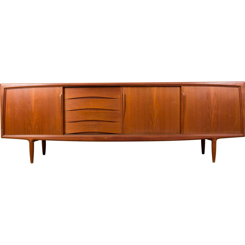 Vintage Danish teak sideboard by Gunni Omman for Axel Christensen Odder, 1960