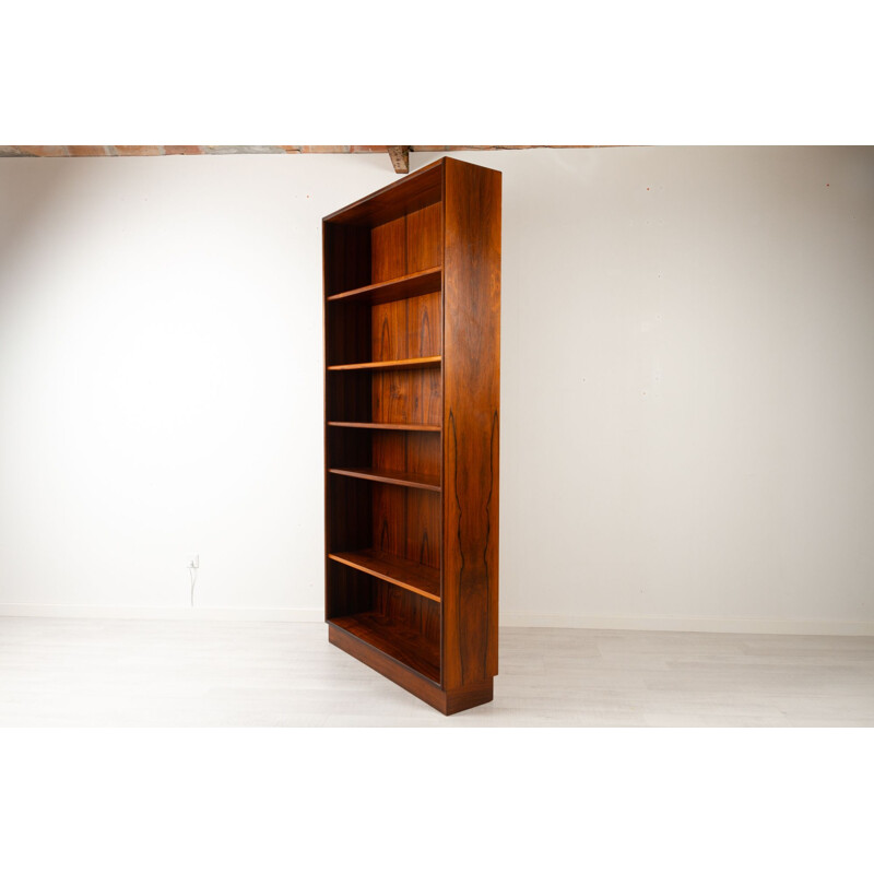 Danish vintage rosewood bookcase, 1960s