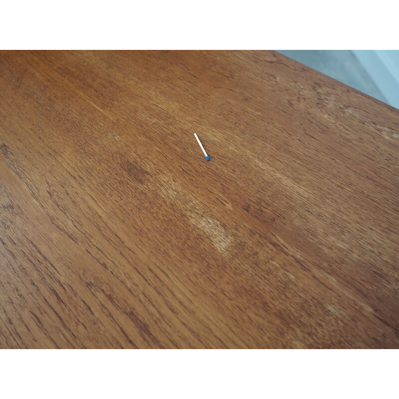 Dark teak vintage desk, Denmark 1960s