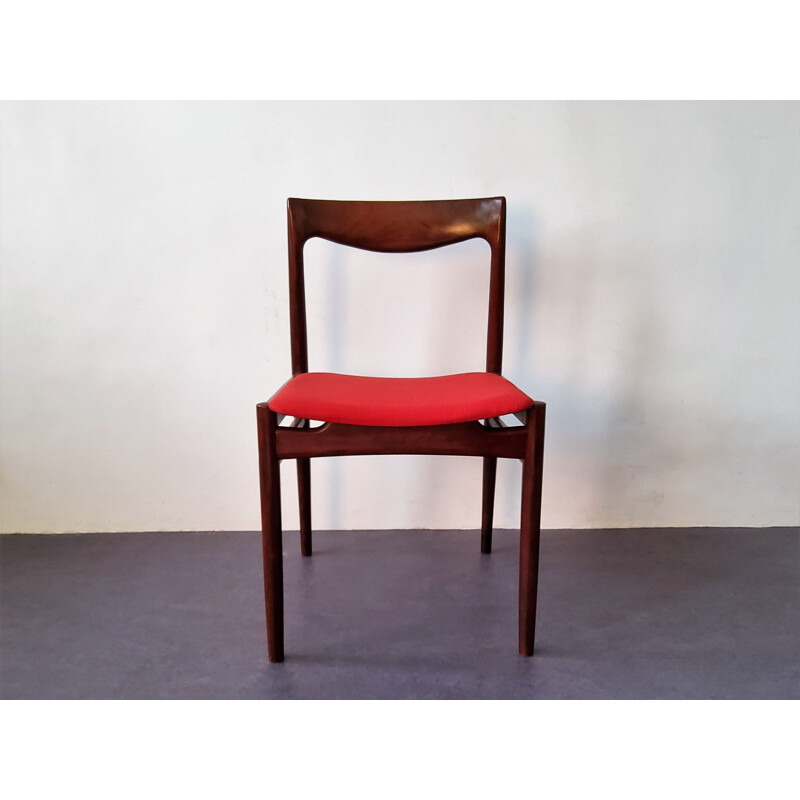 Satz von 4 Vintage-Stühlen von Lübke, Deutschland 1960