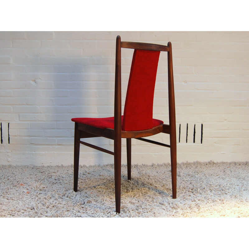 Dutch set of 7 chairs, manufacturer Topform - 1950s