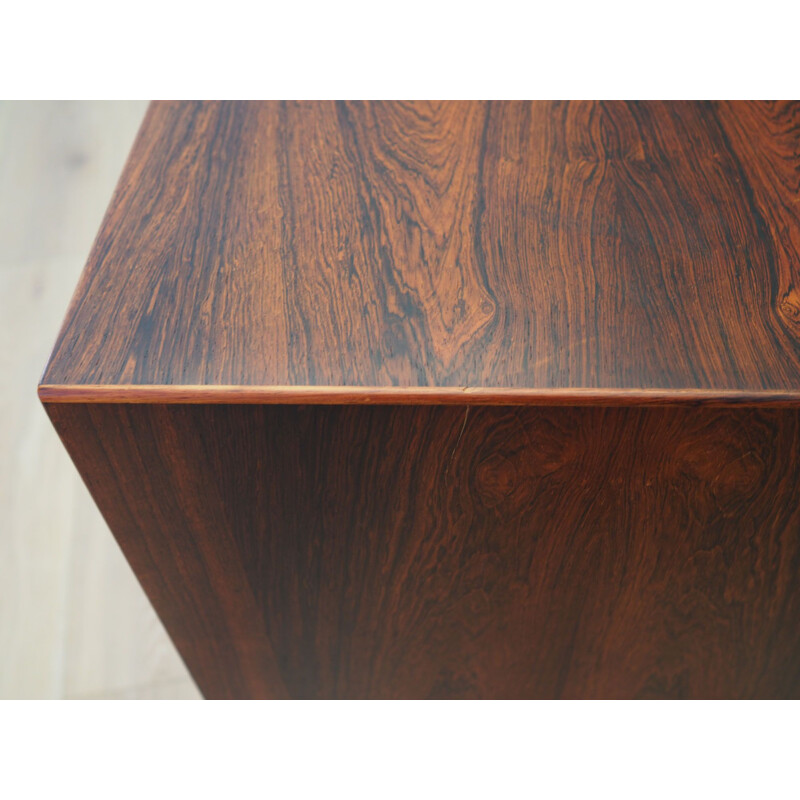 Rosewood vintage chest of drawers, Denmark 1970s