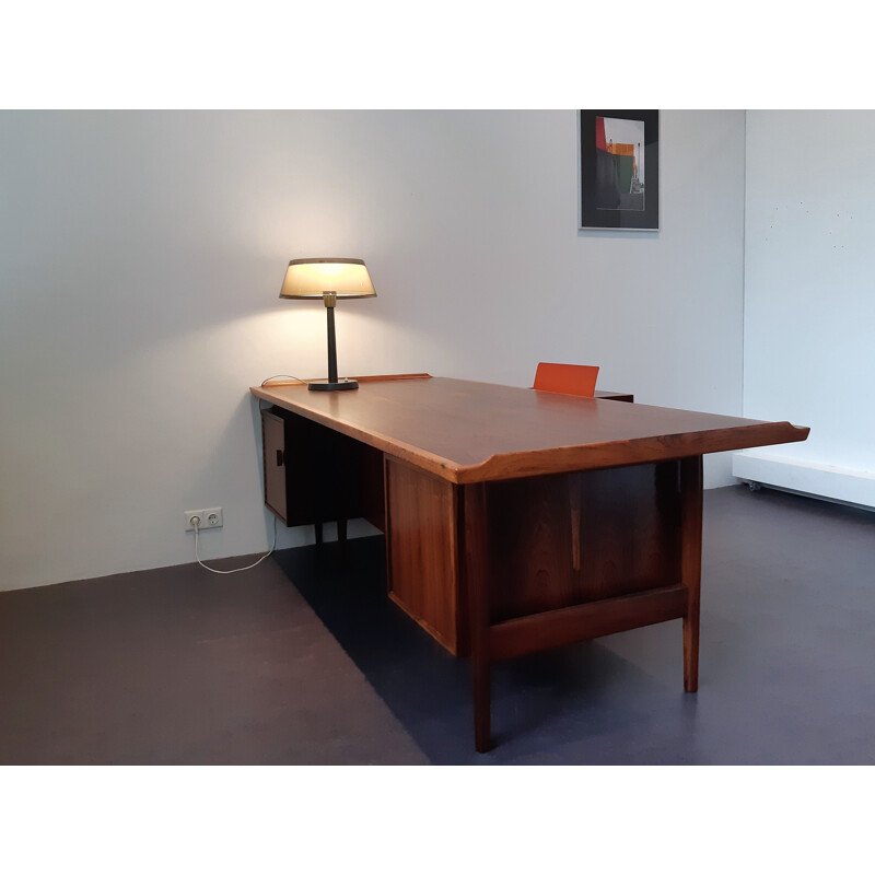 Vintage desk in rosewood by Arne Vodder for Sibast Møbelfabrik, Denmark 1950-1960s