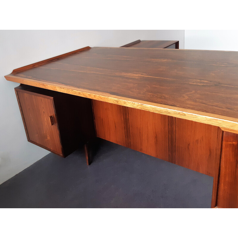 Vintage desk in rosewood by Arne Vodder for Sibast Møbelfabrik, Denmark 1950-1960s