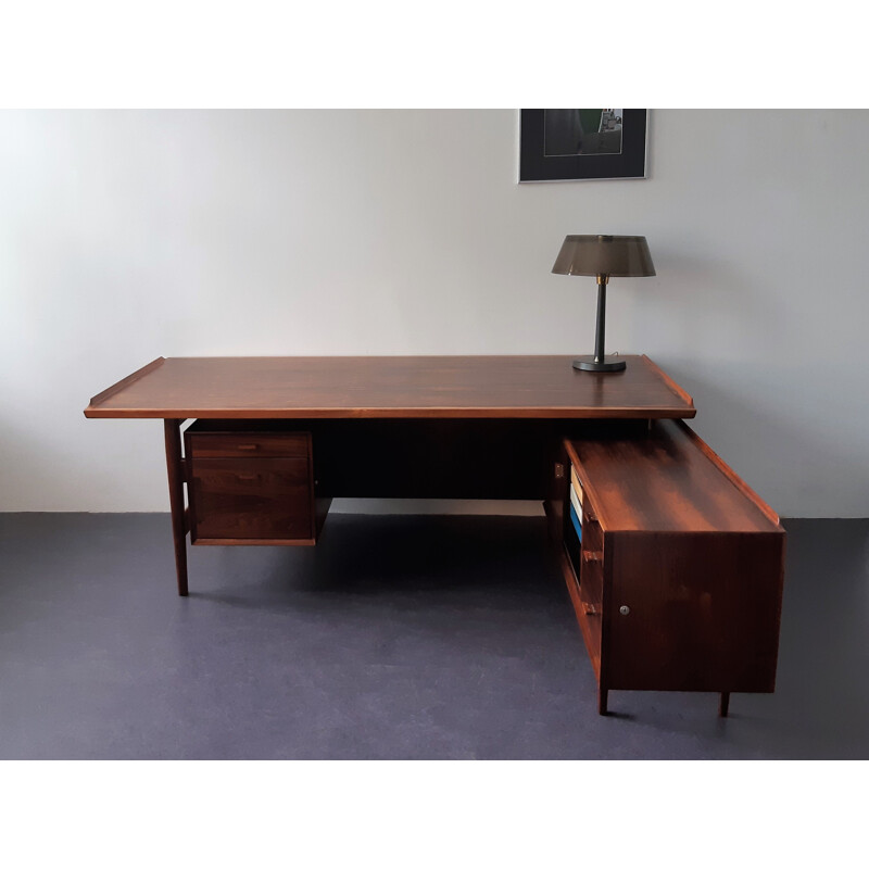 Vintage desk in rosewood by Arne Vodder for Sibast Møbelfabrik, Denmark 1950-1960s