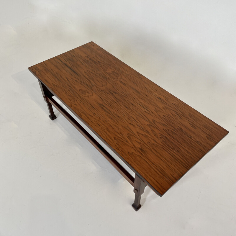 Vintage wooden coffee table, Italy 1960