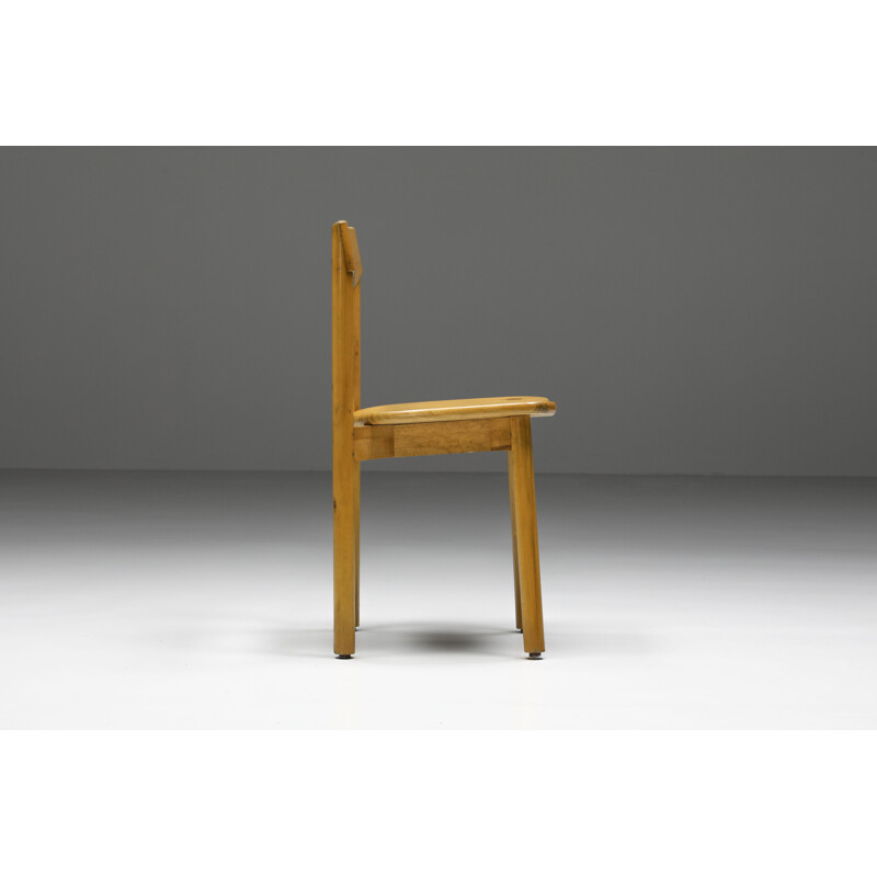 Conjunto de 8 sillas de época de Pierre Gautier-Delaye, 1960
