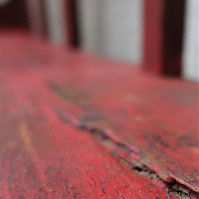 Vintage wooden bench