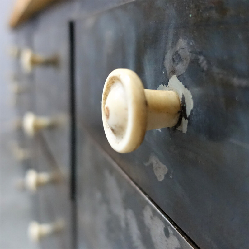 Vintage wooden drawer cabinet