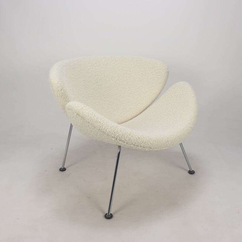 Fauteuil et ottoman vintage par Pierre Paulin pour Artifort, 1980