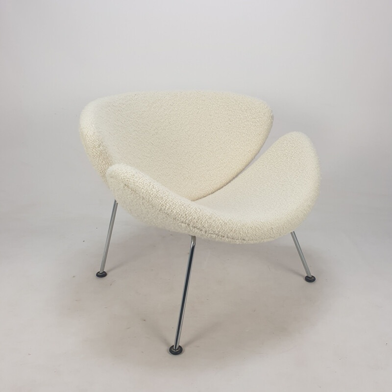 Sillón y otomana vintage de Pierre Paulin para Artifort, 1980