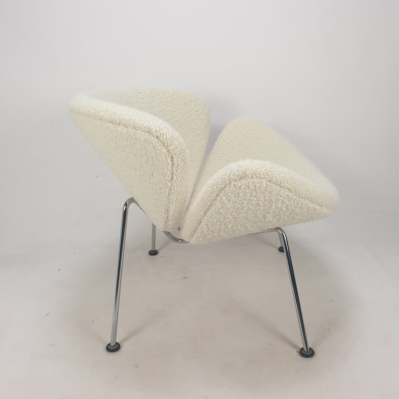 Vintage armchair and ottoman by Pierre Paulin for Artifort, 1980s