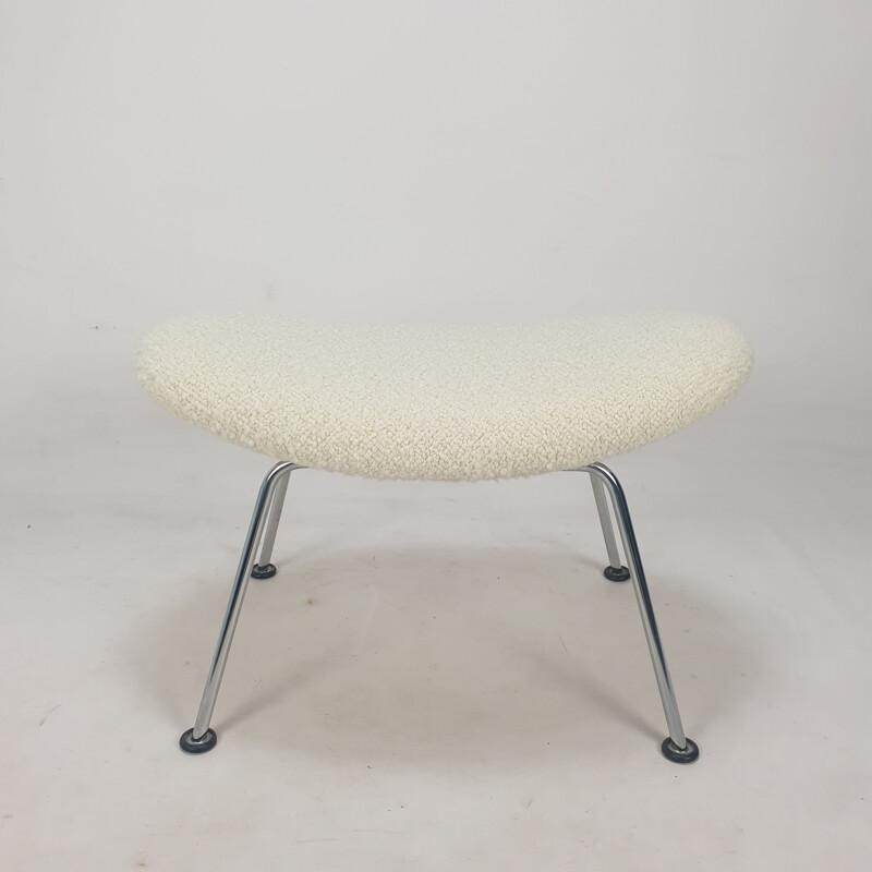 Sillón y otomana vintage de Pierre Paulin para Artifort, 1980