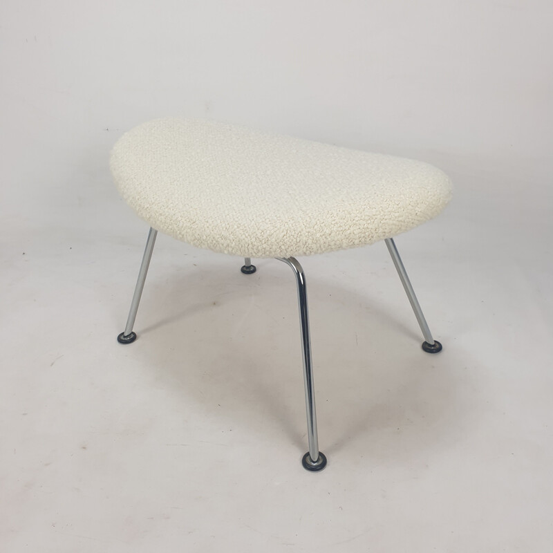 Sillón y otomana vintage de Pierre Paulin para Artifort, 1980