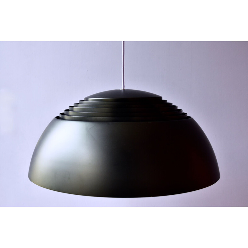 Vintage black Aj Royal pendant lamp by  Arne Jacobsen for Louis Poulsen, Denmark