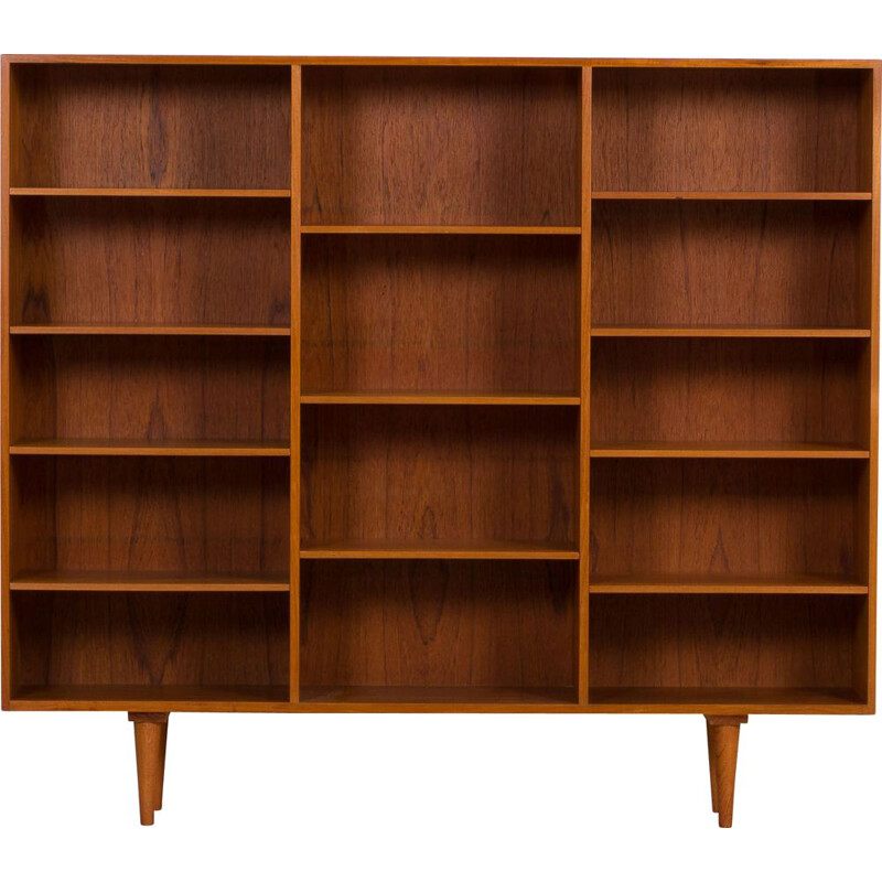 Vintage bookcase in teak by Borge Mogensen, Denmark 1960s