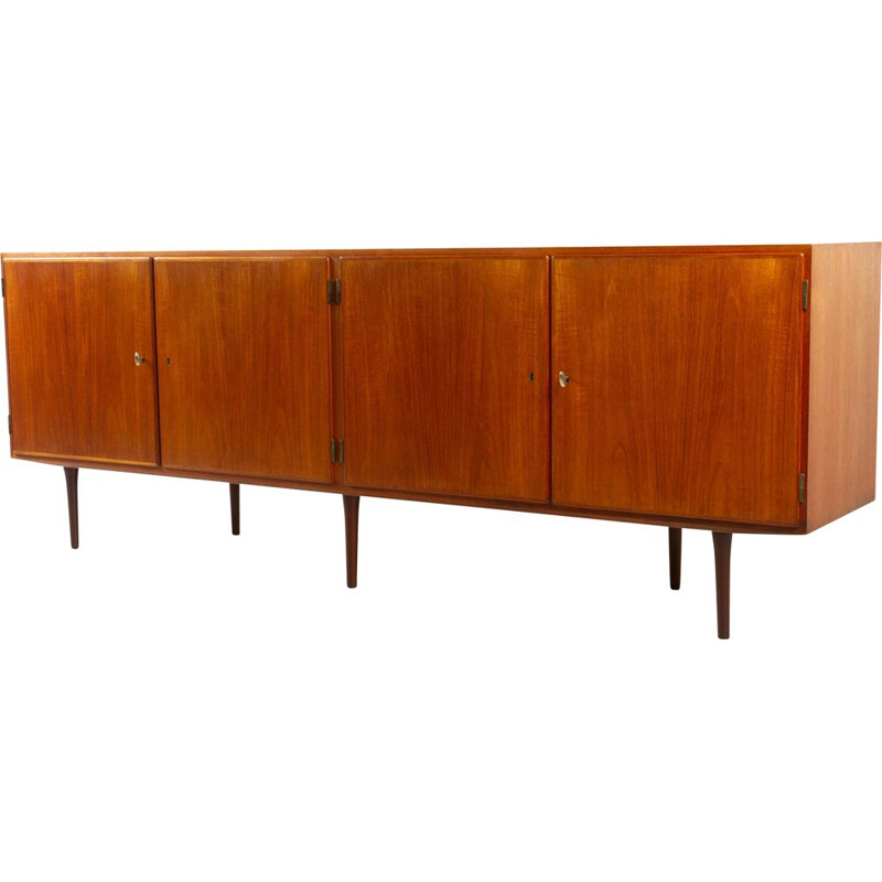 Vintage teak enfilade by Hundevad, Dinamarca Anos 60