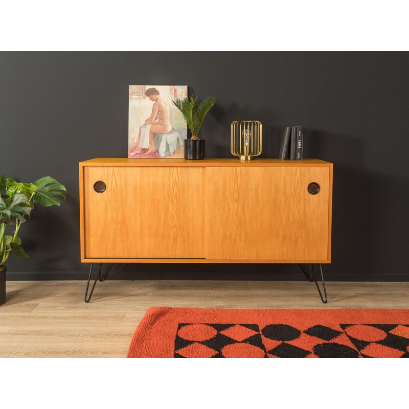 Vintage ashwood sideboard by Erich Stratmann for Oldenburger Möbelwerkstätten, Germany 1950s