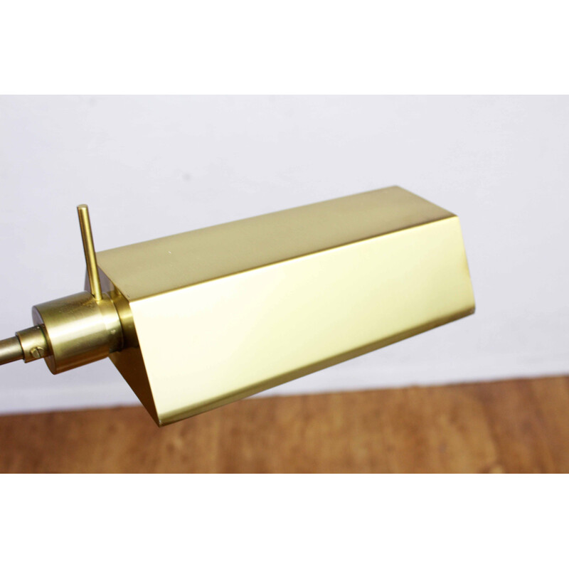 Vintage Lemag brass floor lamp, 1970