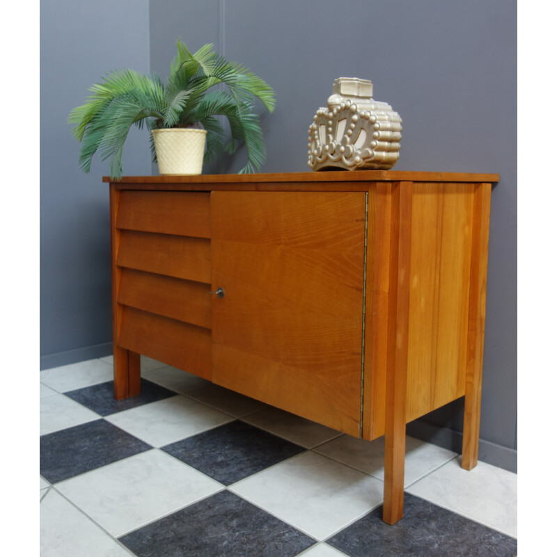 Vintage sideboard with rotating desk, 1960s