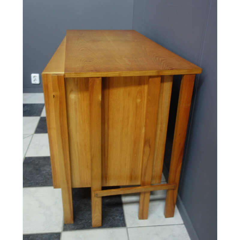 Vintage sideboard with rotating desk, 1960s