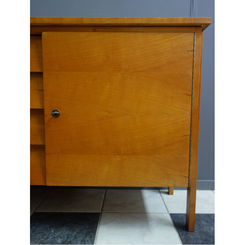 Vintage sideboard with rotating desk, 1960s