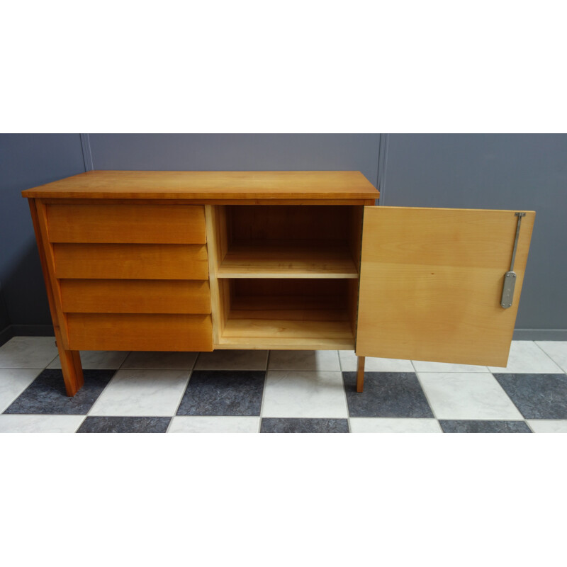 Vintage sideboard with rotating desk, 1960s