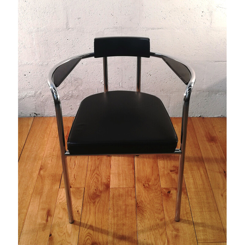 Artelano vintage stoel in gestoffeerd leer