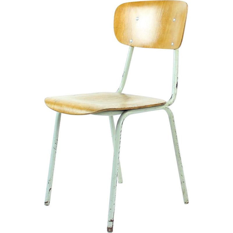 chaise d'école vintage