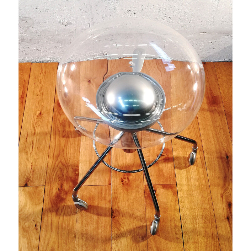 Vintage Mambo 3D stool in transparent plastic by Delight