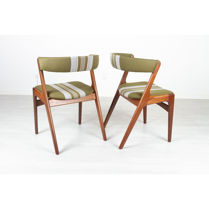 Set van 6 vintage Deense teakhouten stoelen van Korup Stolefabrik, 1960