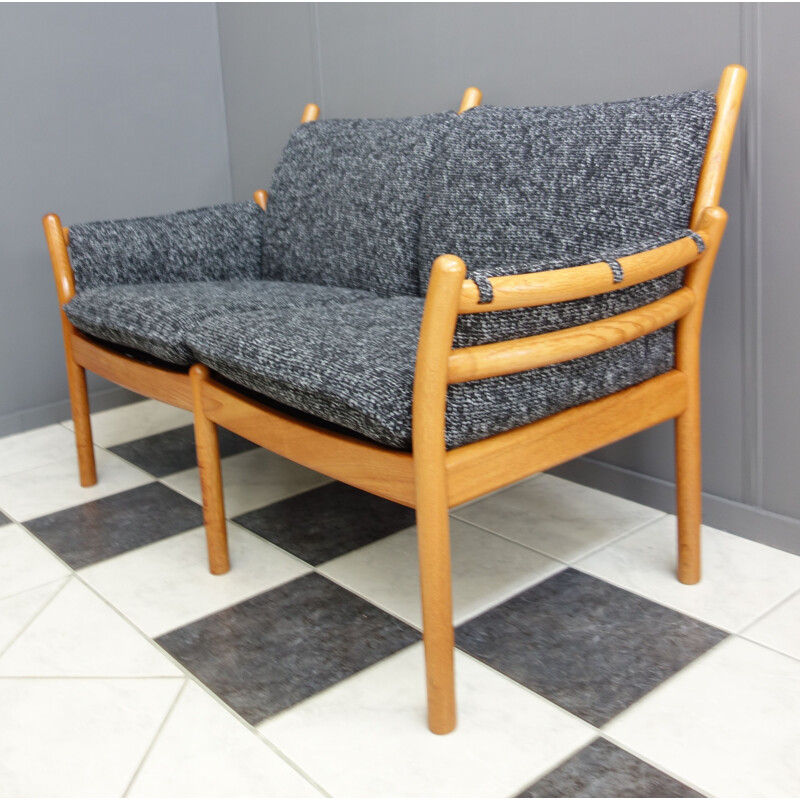 Vintage 2-seat sofa by Illum Wikkelsø for Cfc Silkeborg, 1960s