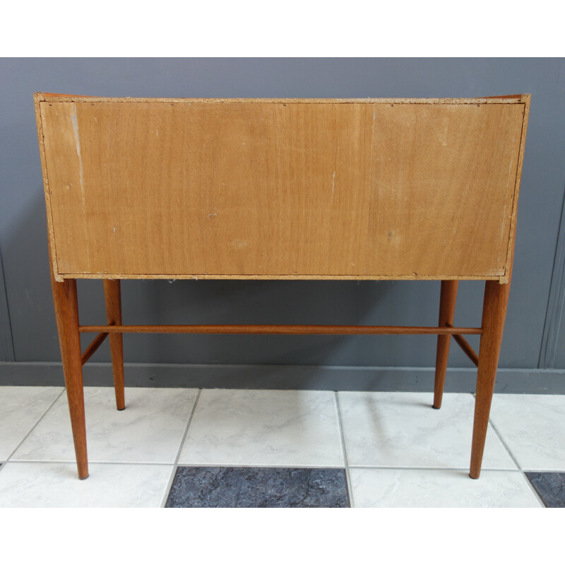 Teak vintage chest of drawers with 2 drawers, Denmark 1960s