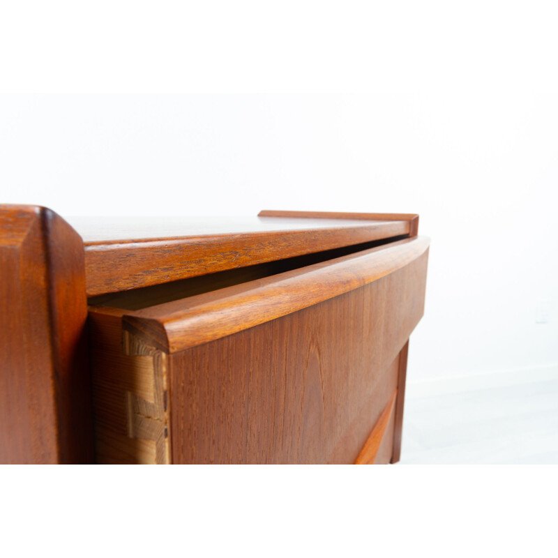 Vintage Danish teak chest of drawers, 1960s